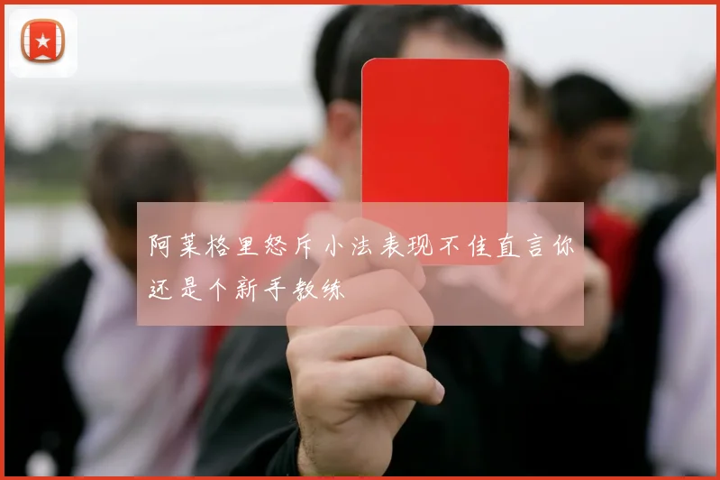 阿莱格里怒斥小法表现不佳直言你还是个新手教练